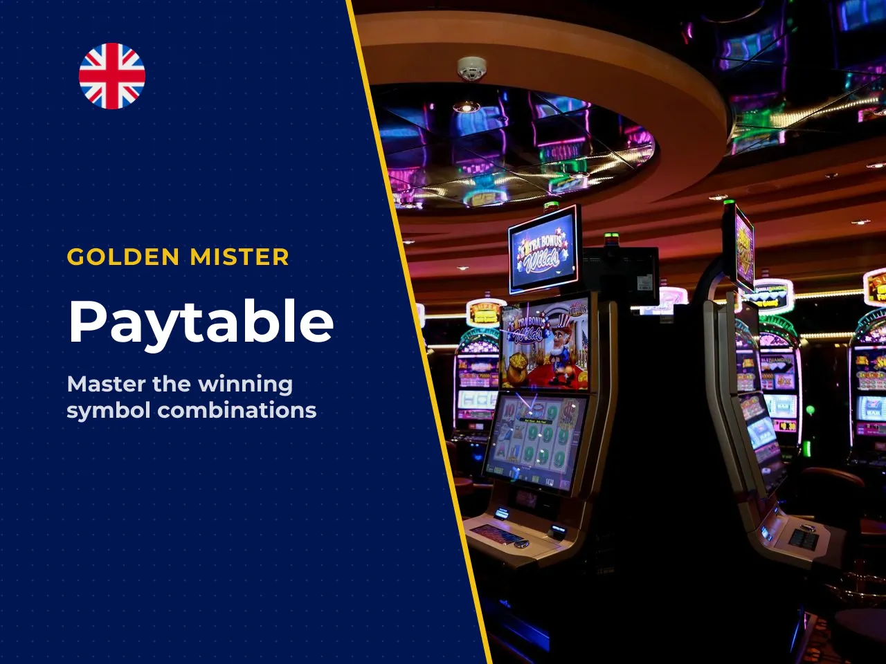 How to read the paytable. The