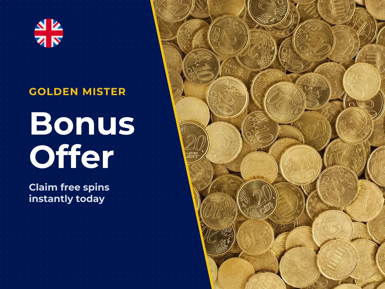 Golden Mister no deposit bonus in