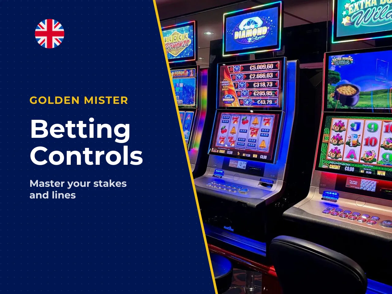 Stakes, paylines, and winning combinations. You