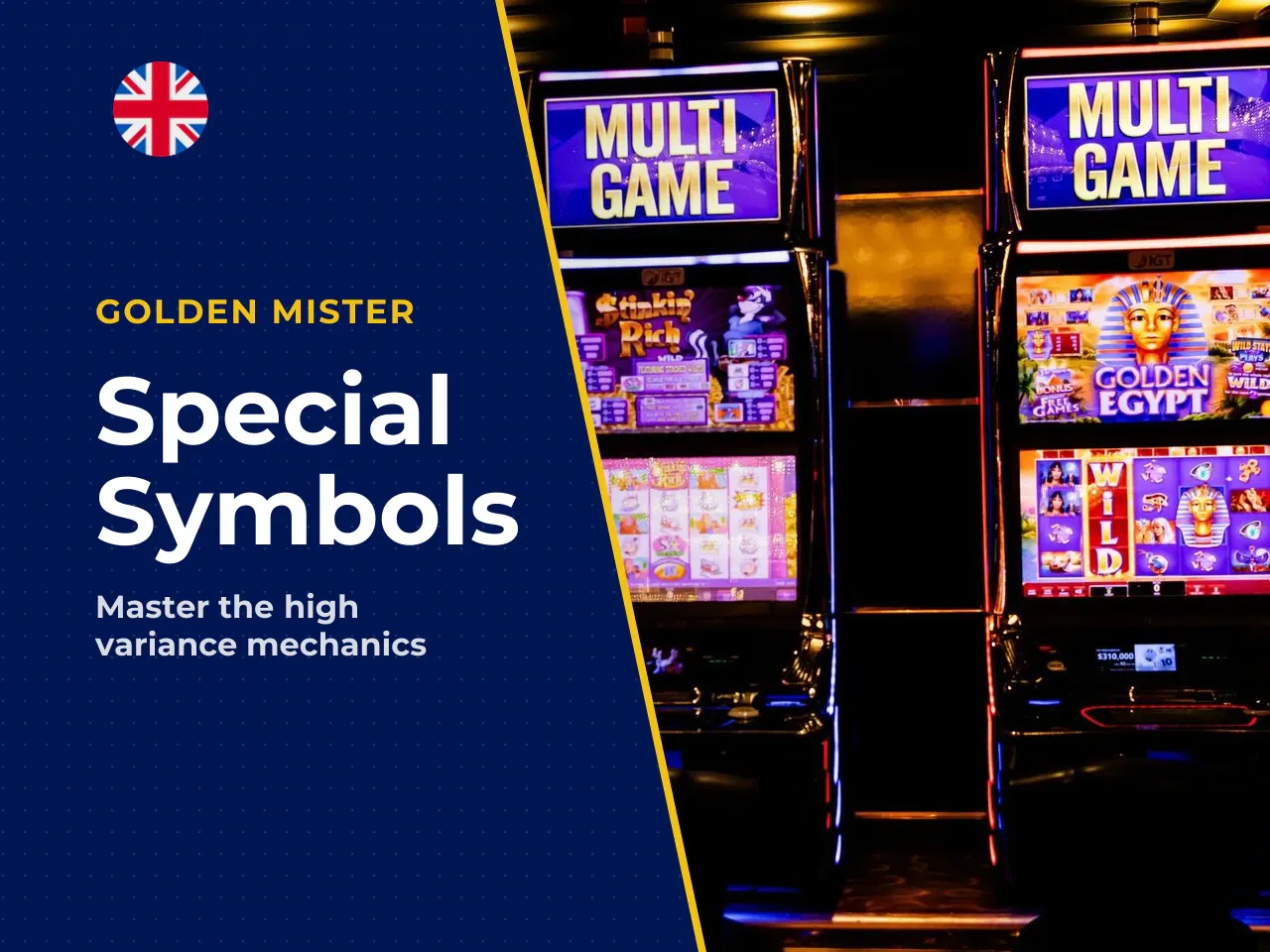 Wild, Scatter and Money Symbols. Three