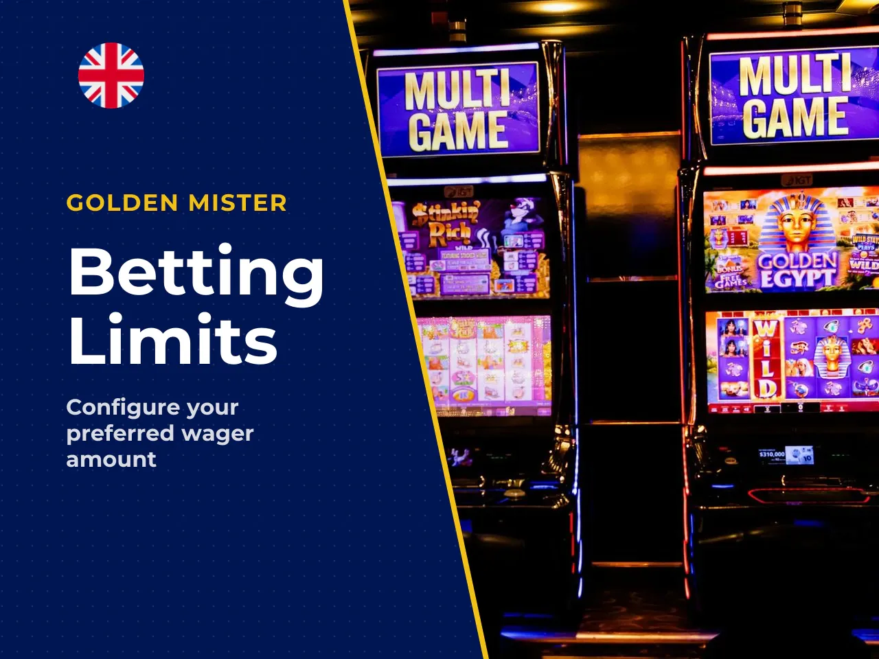 Choosing minimum bet and max bet